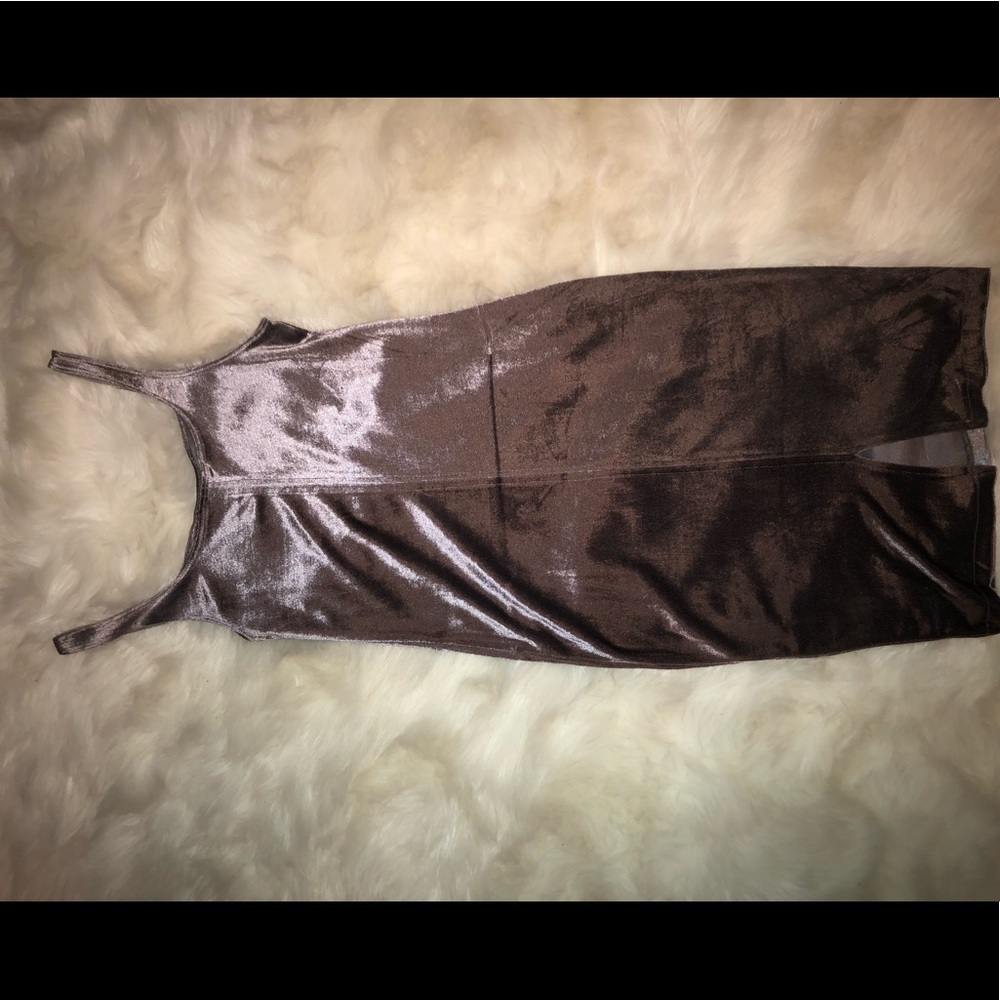 Zara Fitted Velvet Dress